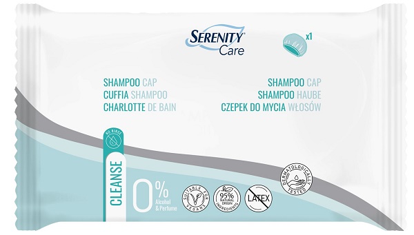 SERENITY CARE CUFFIA SHAMPOO CAPELLI ADATTA A PERSONE CON RIDOTTA MOBILITA' - Farmacia De Pasquale