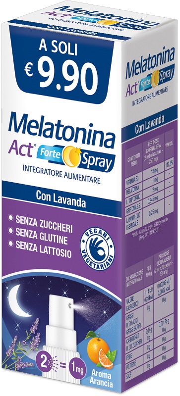 MELATONINA ACT FORTE SPRAY 15 ML - Farmacia De Pasquale