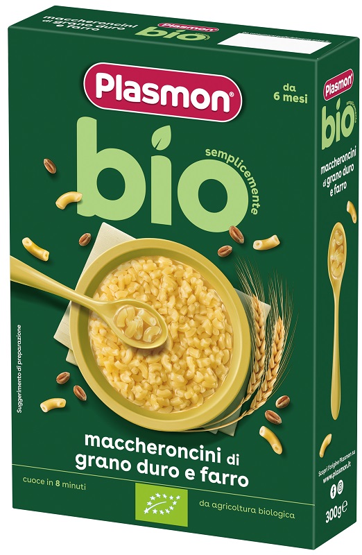 PLASMON PASTINA BIO MACCHERONCINI 300 G - Farmacia De Pasquale
