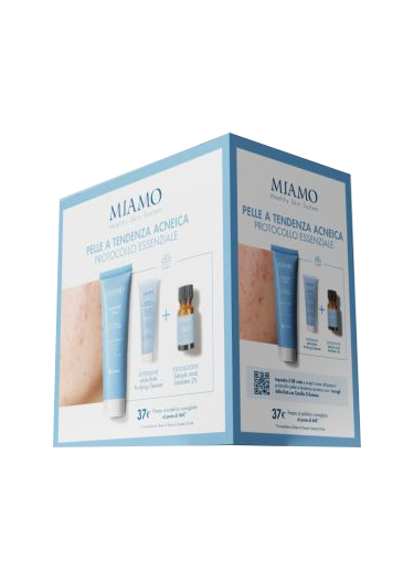 MIAMO 3 CVS 24 ACNEVER KIT PROTOCOLLO ESSENZIALE PELLE A TENDENZA ACNEICA - Farmacia De Pasquale
