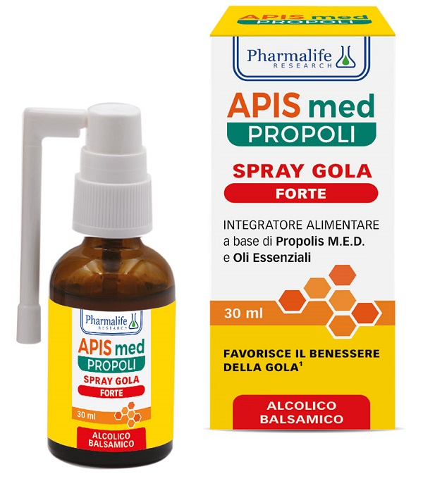 APIS MED PROPOLI SPRAY GOLA FORTE 30 ML - Farmacia De Pasquale