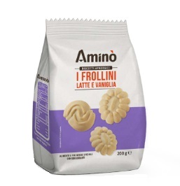 AMINO' I FROLLINI LATTE E VANIGLIA 200 G - Farmacia De Pasquale