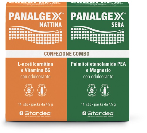 PANALGEXX MATTINA 14 STICKPACK + PANALGEXX SERA 14 STICKPACK CONFEZIONE COMBO - Farmacia De Pasquale