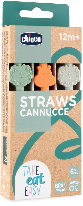 CHICCO CANNUCCE SILICONE 12 MESI+ - Farmacia De Pasquale