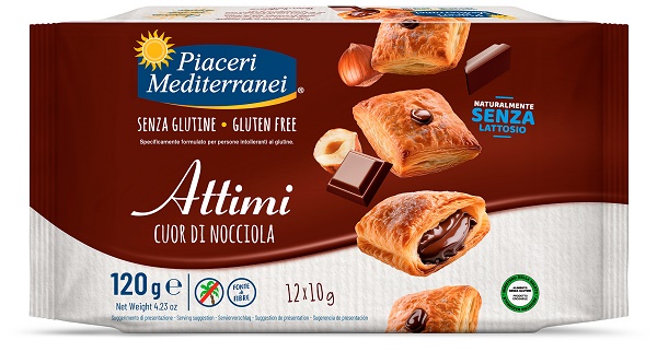 PIACERI MEDITERRANEI ATTIMI CUOR DI NOCCIOLA 120 G - Farmacia De Pasquale