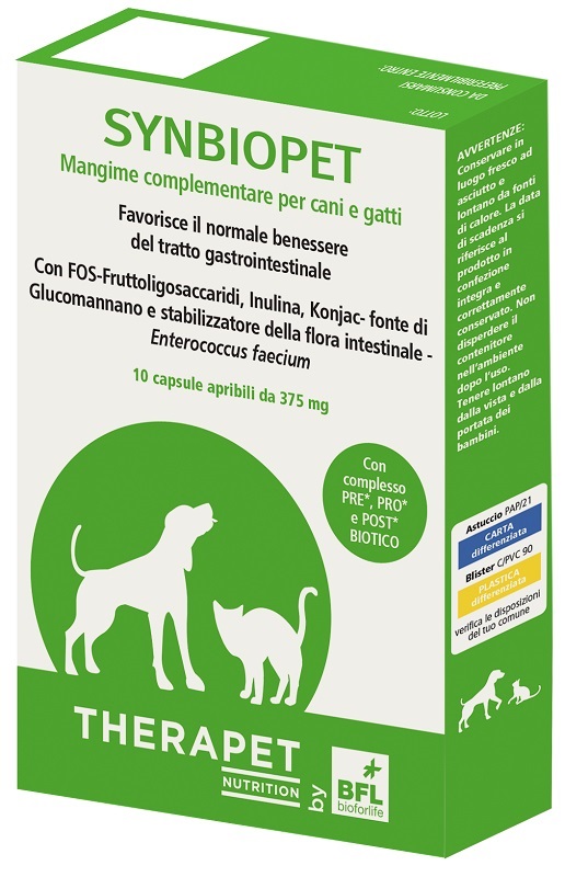 SYNBIOPET THERAPET 10 CAPSULE - Farmacia De Pasquale