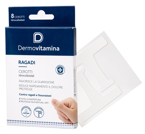 DERMOVITAMINA RAGADI CEROTTI 8 PEZZI - Farmacia De Pasquale