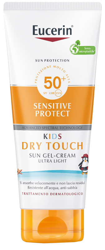 EUCERIN SUN KIDS DRY TOUCH GEL CREAM SPF50+ 200 ML - Farmacia De Pasquale