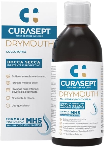 CURASEPT DRYMOUTH COLLUTORIO 500 ML - Farmacia De Pasquale