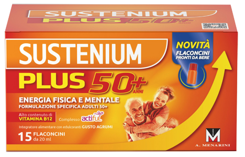 SUSTENIUM PLUS 50+ 15 FLACONCINI - Farmacia De Pasquale