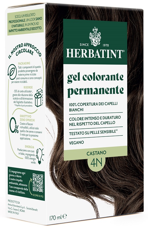 HERBATINT 4N CASTANO 170 ML - Farmacia De Pasquale