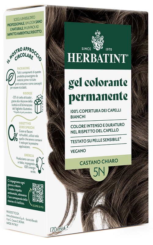 HERBATINT 5N CASTANO CHIARO 170 ML - Farmacia De Pasquale