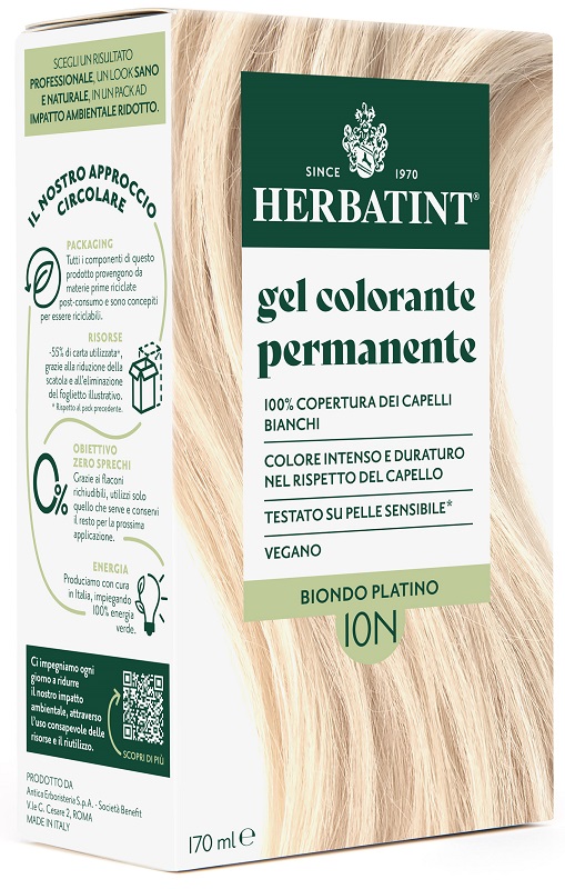 HERBATINT 10N BIONDO PLATINO 170 ML - Farmacia De Pasquale
