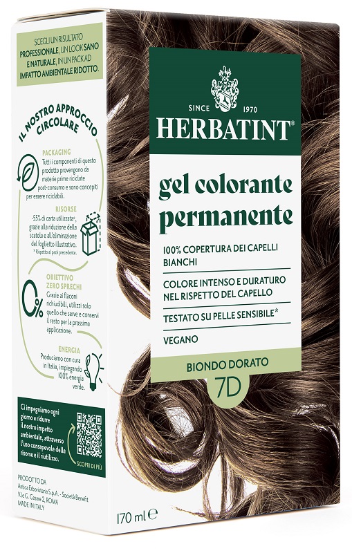 HERBATINT 7D BIONDO DORATO 170 ML - Farmacia De Pasquale