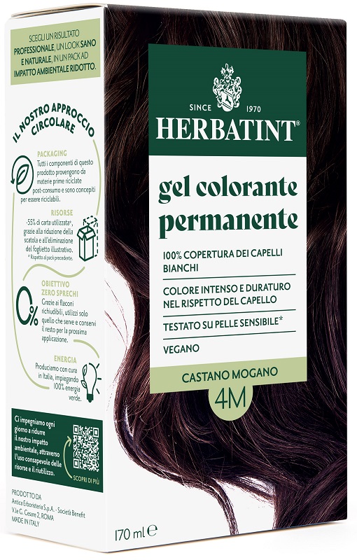 HERBATINT 4M CASTANO MOGANO 170 ML - Farmacia De Pasquale