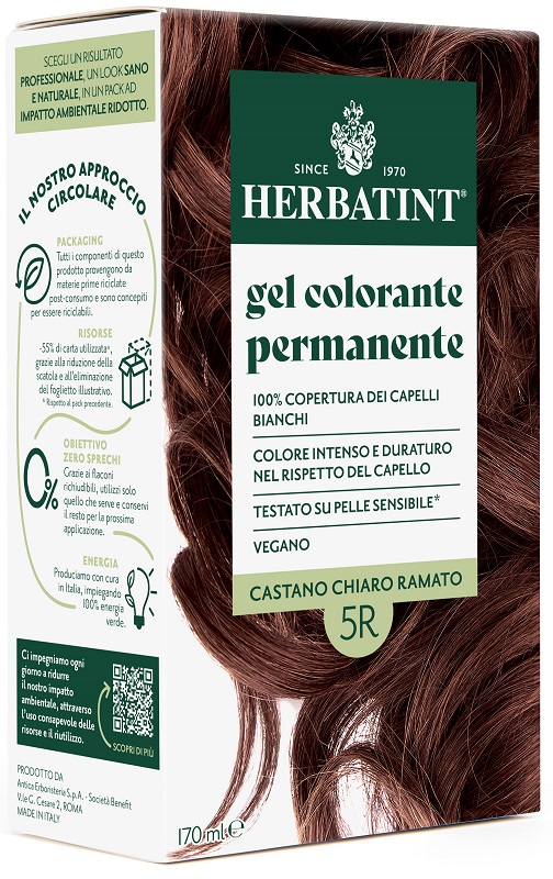 HERBATINT 5R CASTANO CHIARO RAMATO 170 ML - Farmacia De Pasquale