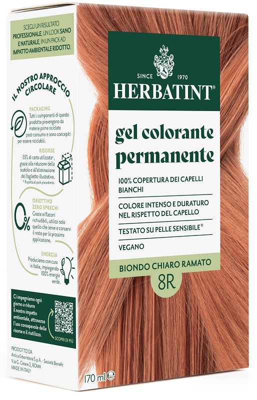 HERBATINT 8R BIONDO CHIARO RAMATO 170 ML - Farmacia De Pasquale