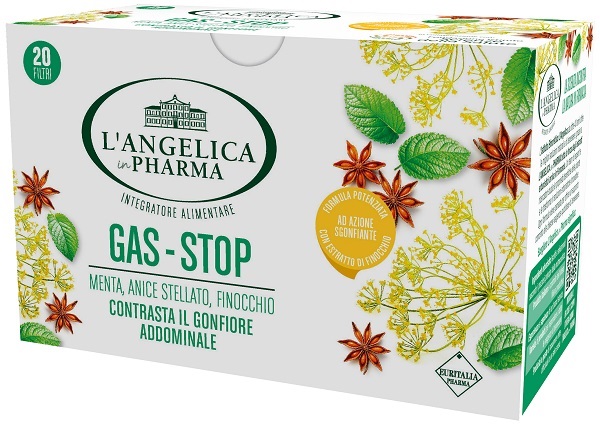 L'ANGELICA TISANA GAS STOP 20 FILTRI - Farmacia De Pasquale