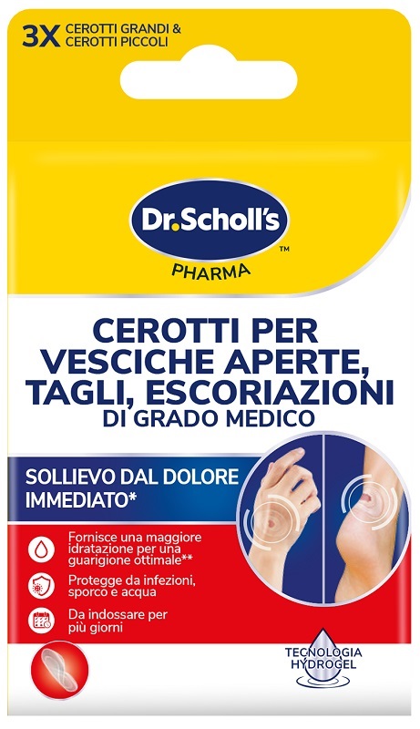 CEROTTI SCHOLL VESCICHE TAGLIE ESCORIAZIONI 6 PEZZI - Farmacia De Pasquale