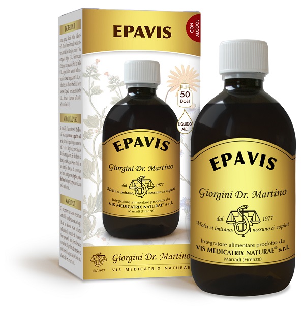 EPAVIS LIQUIDO ALCOOLICO 500 ML - Farmacia De Pasquale