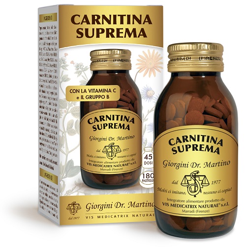 CARNITINA SUPREMA 180 PASTIGLIE 90 G - Farmacia De Pasquale