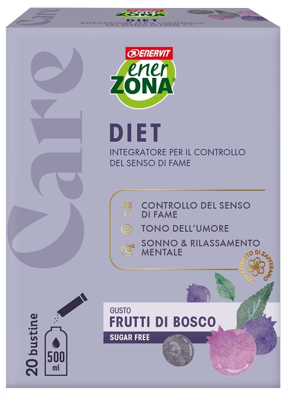 ENERZONA CARE DIET FRUTTI DI BOSCO 20 BUSTINE - Farmacia De Pasquale