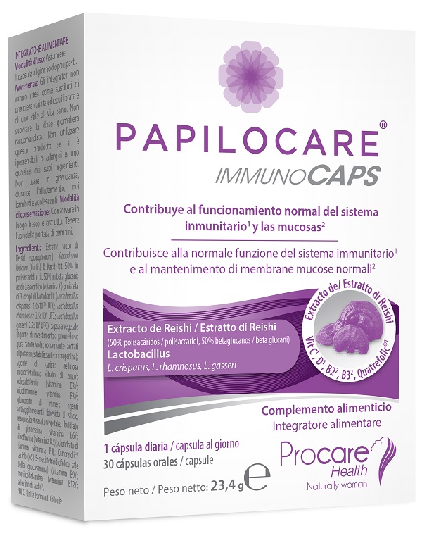 PAPILOCARE IMMUNOCAPS 30 CAPSULE - Farmacia De Pasquale