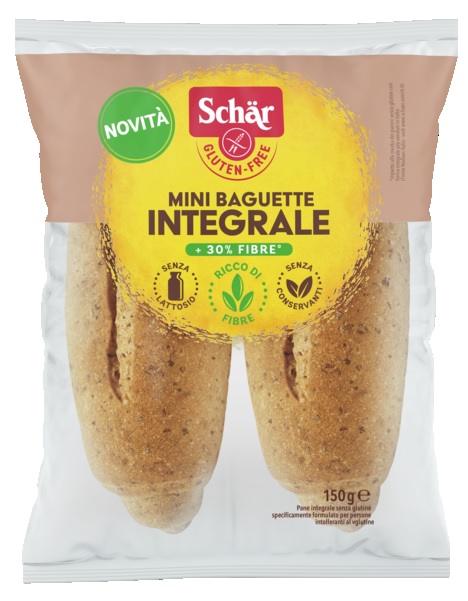 SCHAR MINI BAGUETTE INTEGRALE 4 PEZZI X 37,5 G - Farmacia De Pasquale