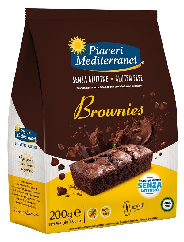 PIACERI MEDITERRANEI BROWNIES 200 G - Farmacia De Pasquale