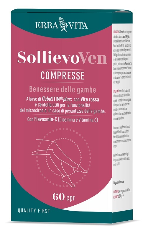 SOLLIEVO VEN 60 COMPRESSE - Farmacia De Pasquale