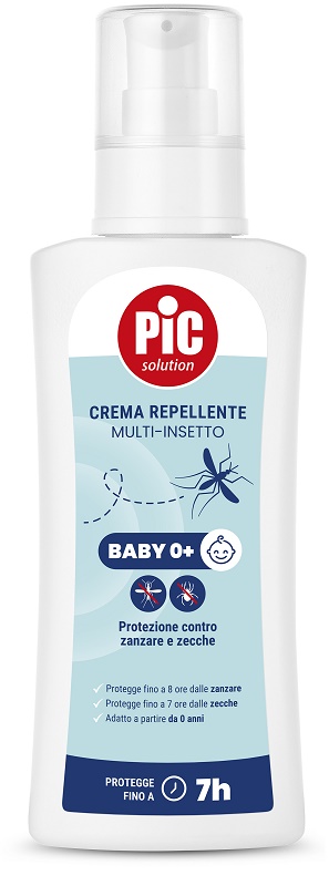 PIC SOLUTION CREMA REPELLENTE MULTI-INSETTO BABY 0+ 100 ML - Farmacia De Pasquale