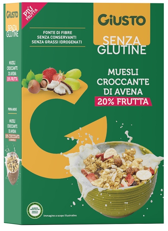 GIUSTO SENZA GLUTINE MUESLI AVENA FRUTTA SECCA 275 G - Farmacia De Pasquale