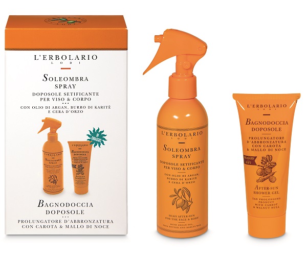 SOLEOMBRA SPRAY 200 ML + BAGNODOCCIA DOPOSOLE 100 ML OMAGGIO - Farmacia De Pasquale