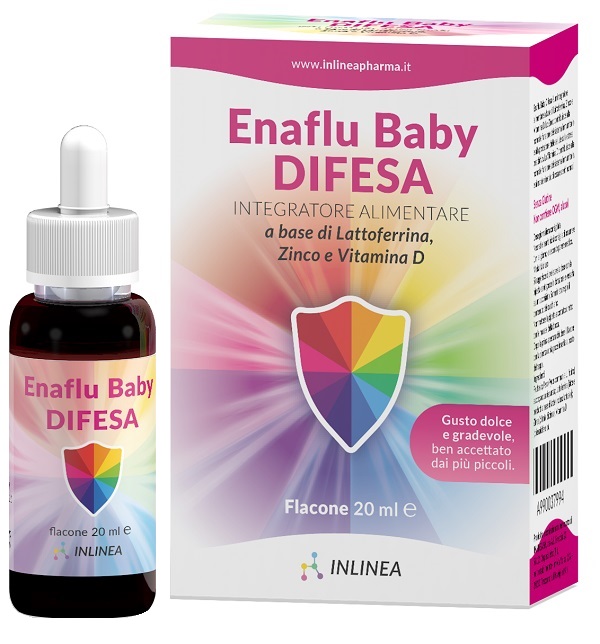 ENAFLU BABY DIFESA GOCCE 20 ML GUSTO DOLCE SENZA GLUTINE - Farmacia De Pasquale