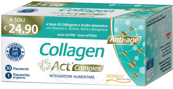 COLLAGEN ACT COMPLEX 10 FLACONCINI DA 10 ML - Farmacia De Pasquale