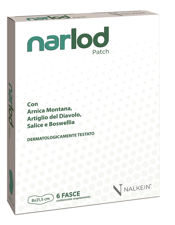 NARLOD PATCH 8X21,5 CM 6 PEZZI - Farmacia De Pasquale
