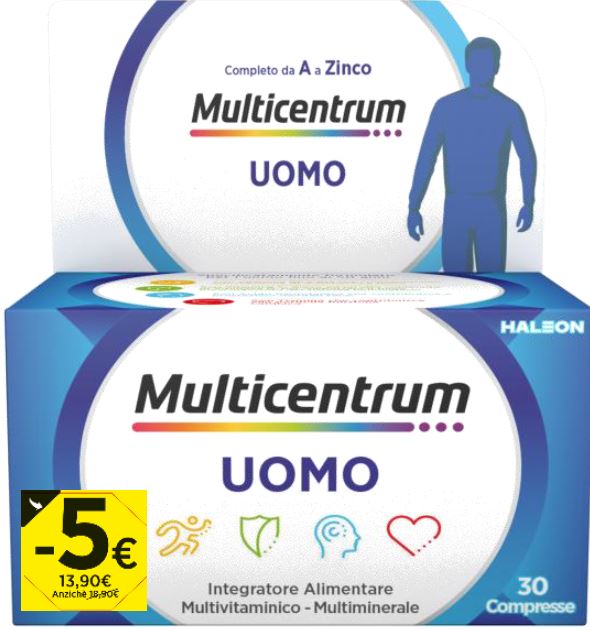 MULTICENTRUM U 30 COMPRESSE PROMO 2026 - Farmacia De Pasquale