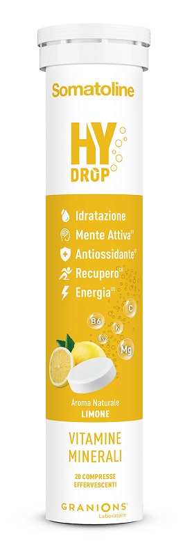 SOMATOLINE HYDROP LIMONE 20 COMPRESSE EFFERVESCENTI - Farmacia De Pasquale