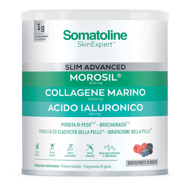 SOMATOLINE SLIM ADVANCED 275 G SENZA GLUTINE SENZA LATTOSIO - Farmacia De Pasquale
