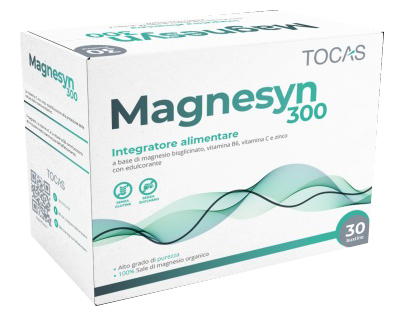 MAGNESYN 300 30 BUSTINE 6 G CON EDULCORANTE SENZA GLUTINE SENZA ZUCCHERO - Farmacia De Pasquale
