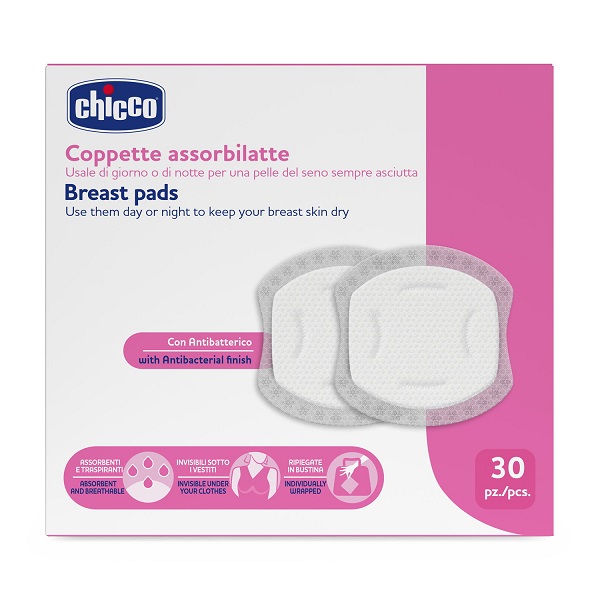 CHICCO COPPETTE ASSORBILATTE 30 PEZZI 2026 - Farmacia De Pasquale