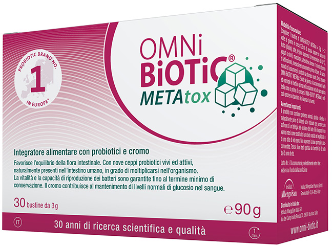OMNI BIOTIC METATOX 30 BUSTINE 3 G SENZA GLUTINE SENZA LATTOSIO - Farmacia De Pasquale
