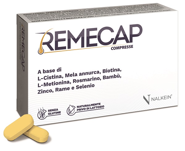 REMECAP 30 COMPRESSE RIVESTITE DA 1,25 G SENZA GLUTINE NATURALMENTE PRIVO DI LATTOSIO - Farmacia De Pasquale